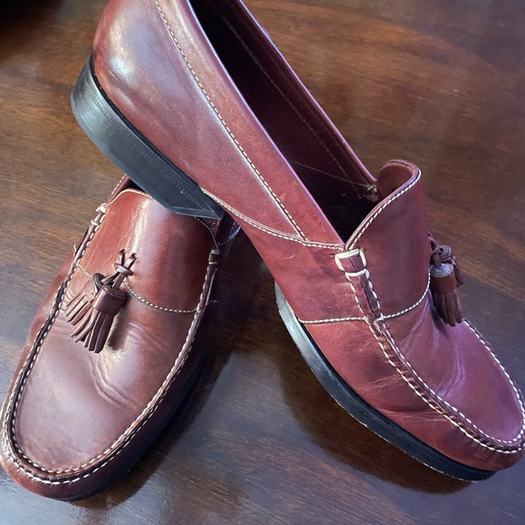 Cole Haan**New** Men's Tassel Loafers in Rich Brown - Picture 2 of 5